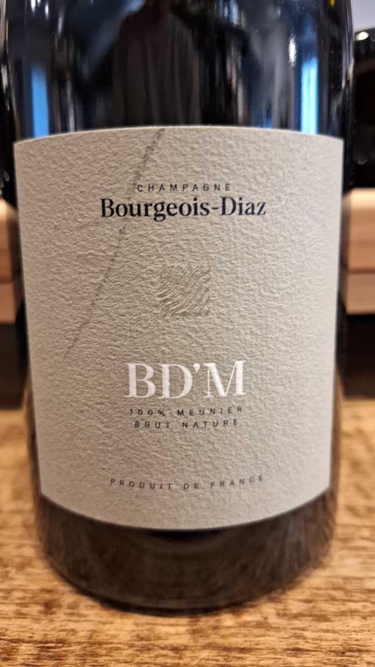 BD’M - Brut Nature - Champagne Bourgeois-Diaz - Jérôme & Charlotte Bourgeois 