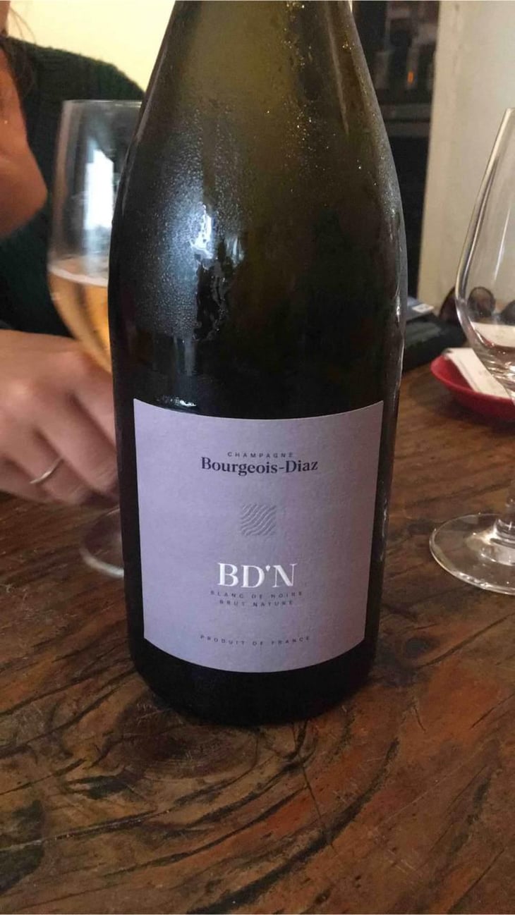 BD'N - Brut Nature - Champagne Bourgeois-Diaz - Jérôme & Charlotte Bourgeois 