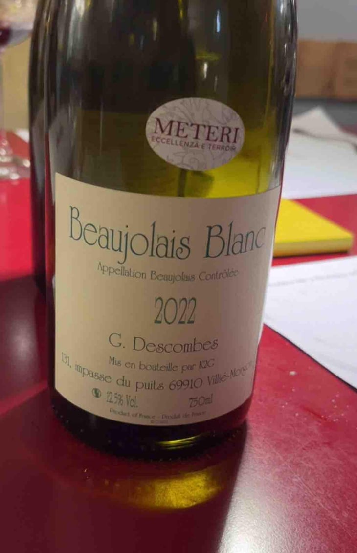 Beaujolais Blanc - Georges Descombes - Georges Descombes 