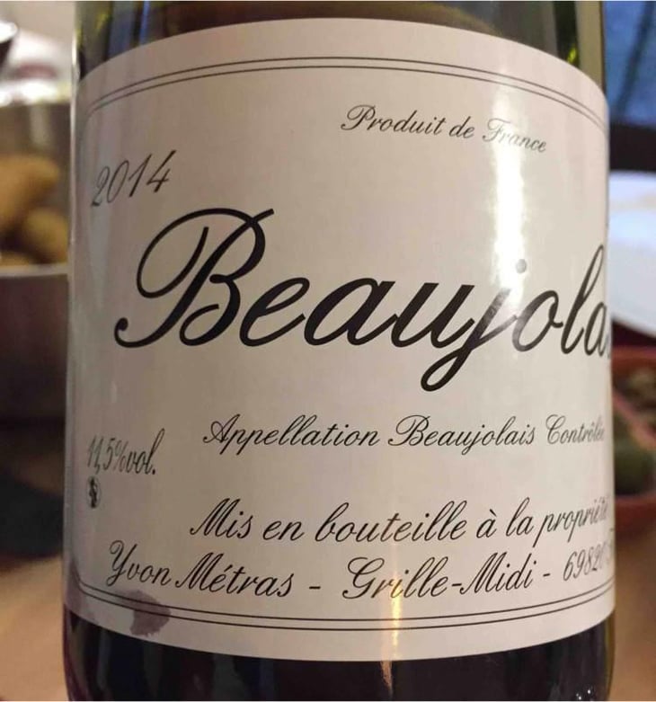 Beaujolais - Domaine Métras - Yvon Métras 