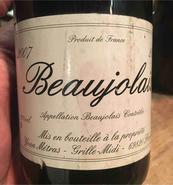 Beaujolais - Domaine Métras - Yvon Métras 