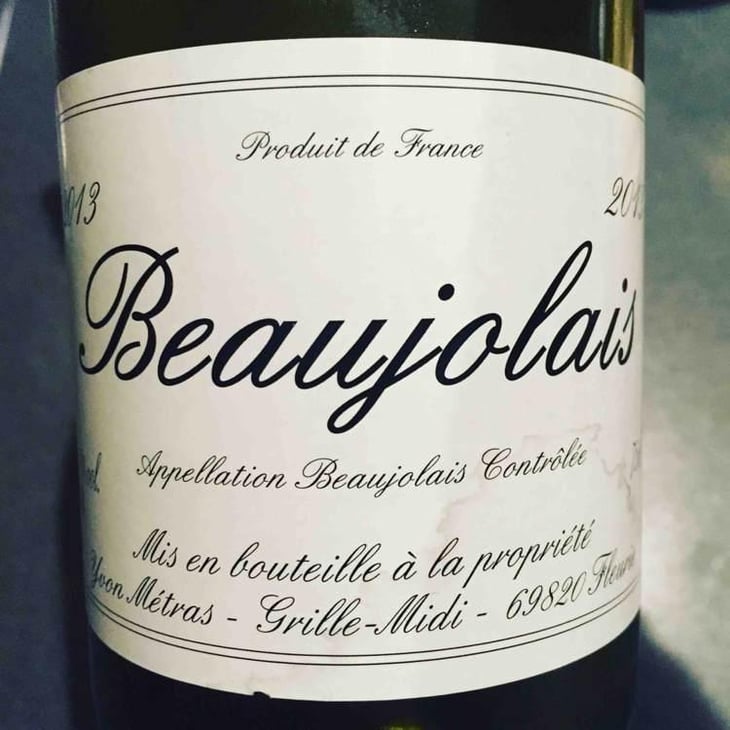 Beaujolais - Domaine Métras - Yvon Métras 