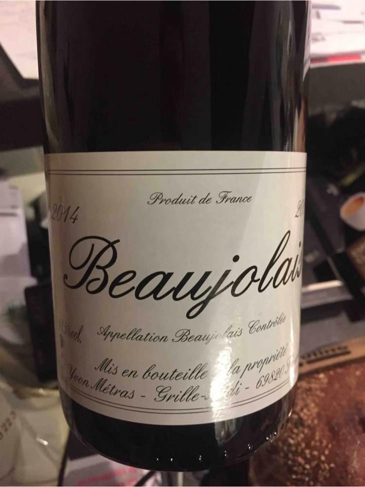 Beaujolais - Domaine Métras - Yvon Métras 