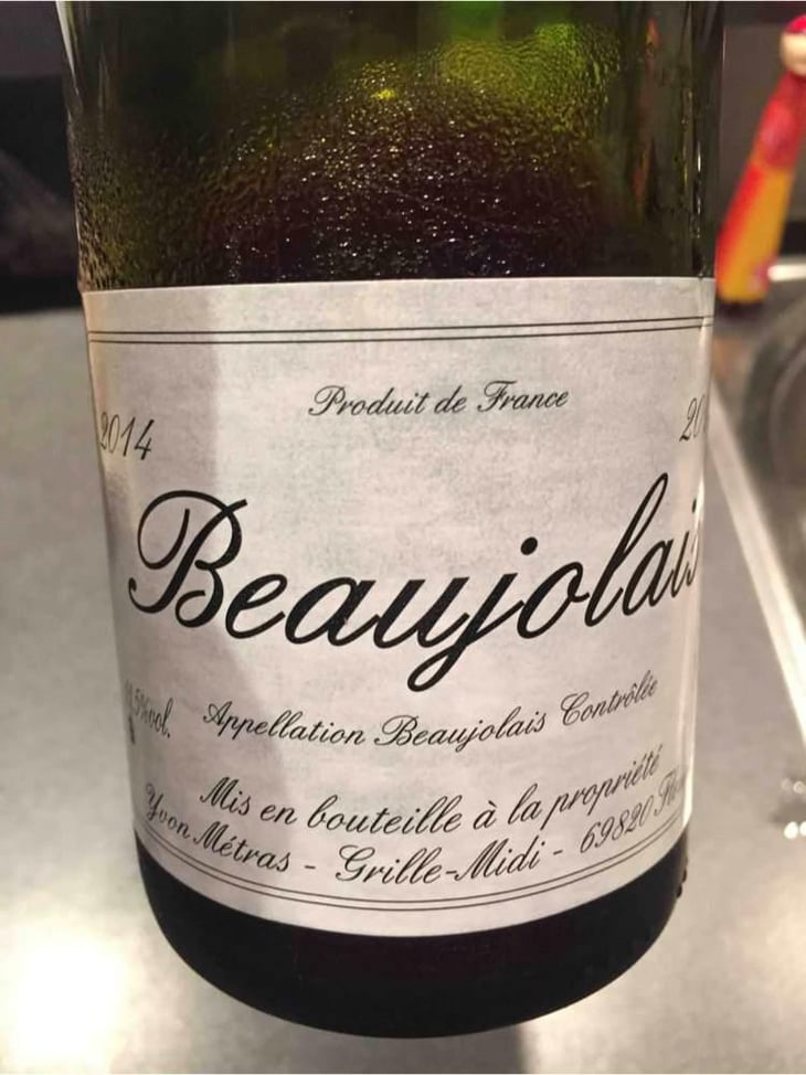 Beaujolais - Domaine Métras - Yvon Métras 