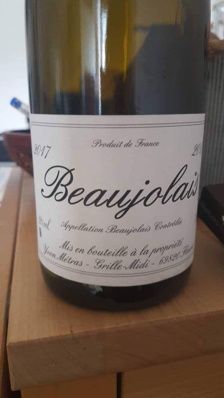 Beaujolais - Domaine Métras - Yvon Métras 