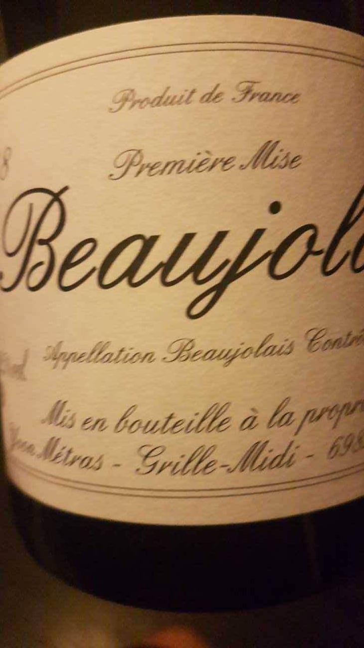 Beaujolais - Domaine Métras - Yvon Métras 