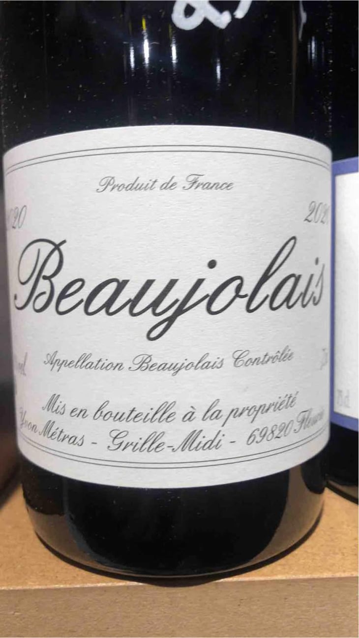 Beaujolais - Domaine Métras - Yvon Métras 