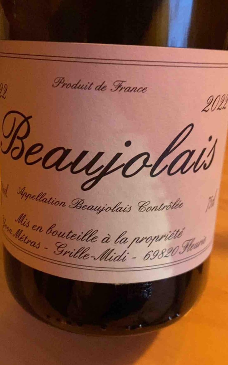 Beaujolais - Domaine Métras - Yvon Métras 