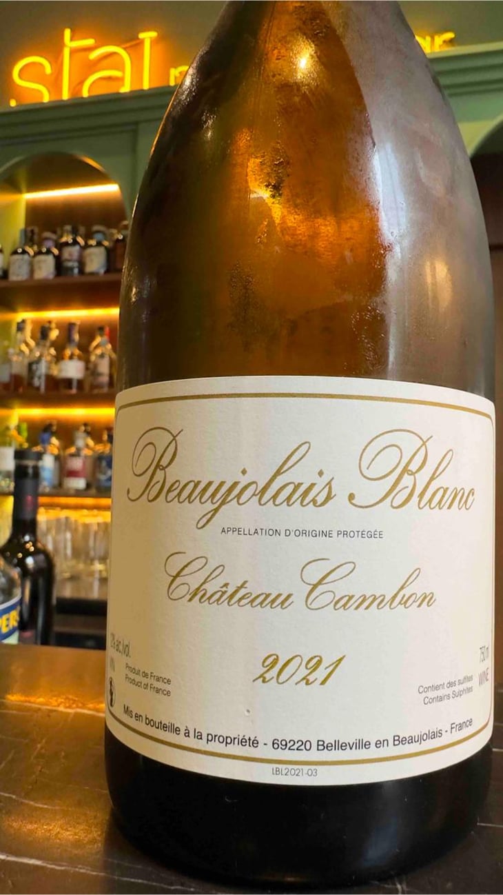 Beaujolais Blanc - Château Cambon - Alexandre Iwasuila, Marie Lapierre & Jean-Claude Chanudet -2020