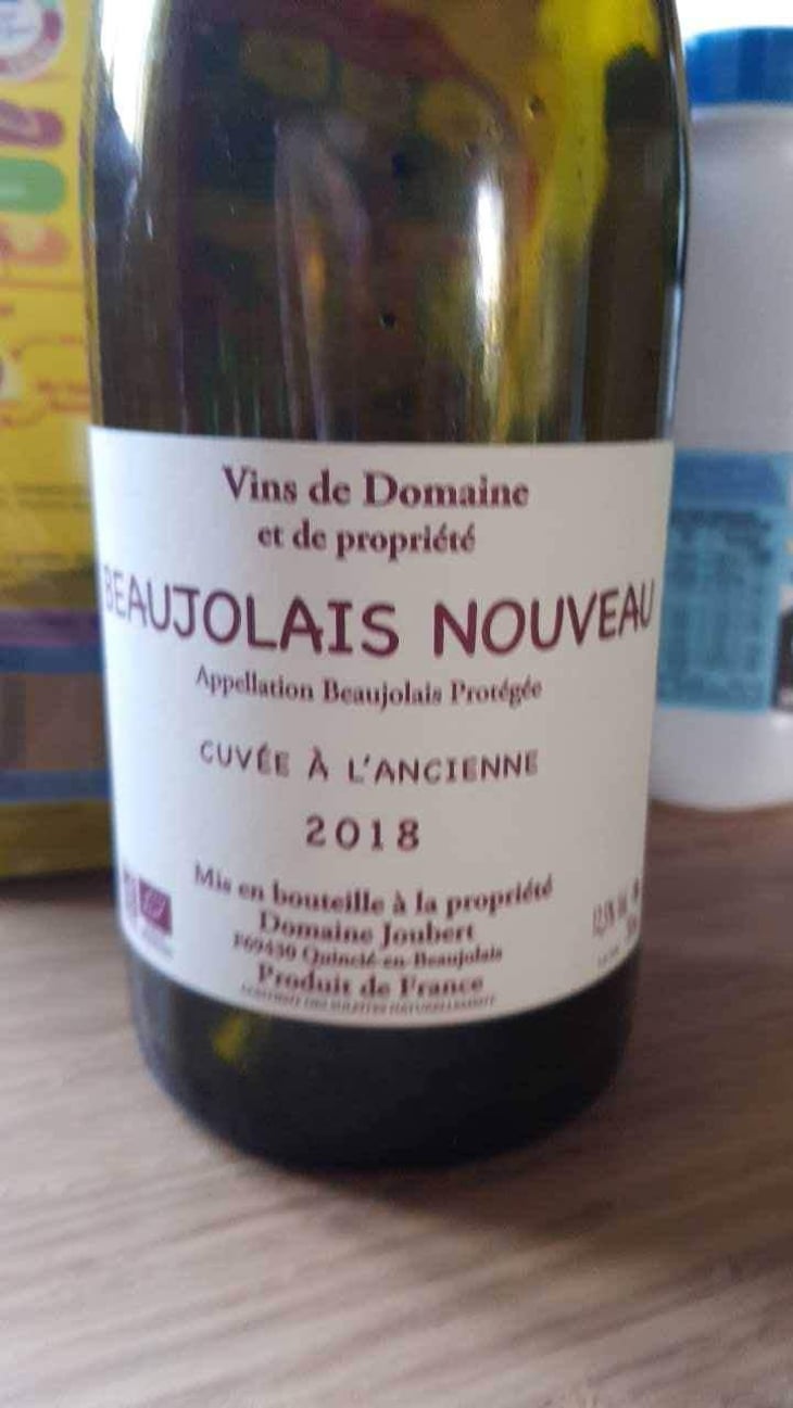 Beaujolais Blanc - Domaine Marcel Joubert - Carine Joubert 