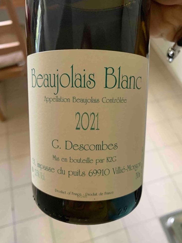 Beaujolais Blanc - Georges Descombes - Georges Descombes 