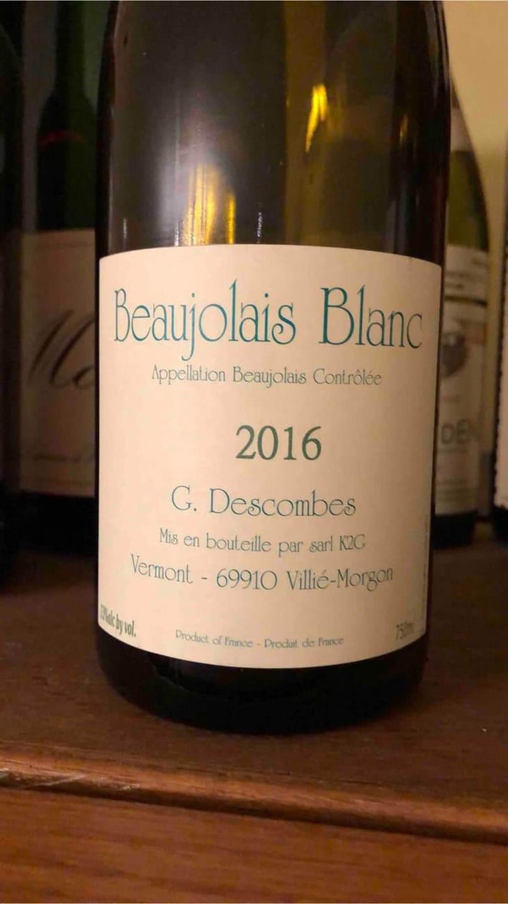 Beaujolais Blanc - Georges Descombes - Georges Descombes 