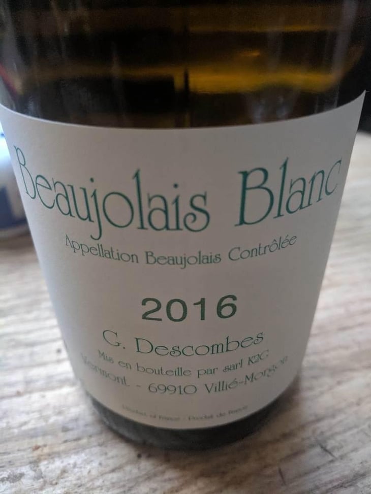 Beaujolais Blanc - Georges Descombes - Georges Descombes 