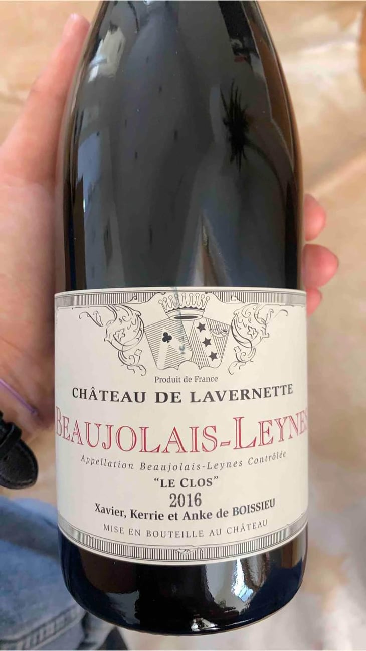 Beaujolais-Leynes Le Clos - Château de Lavernette - Xavier & Kerrie de Boissieu 