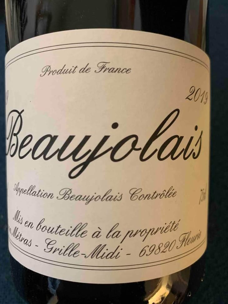 Beaujolais - Domaine Métras - Yvon Métras 