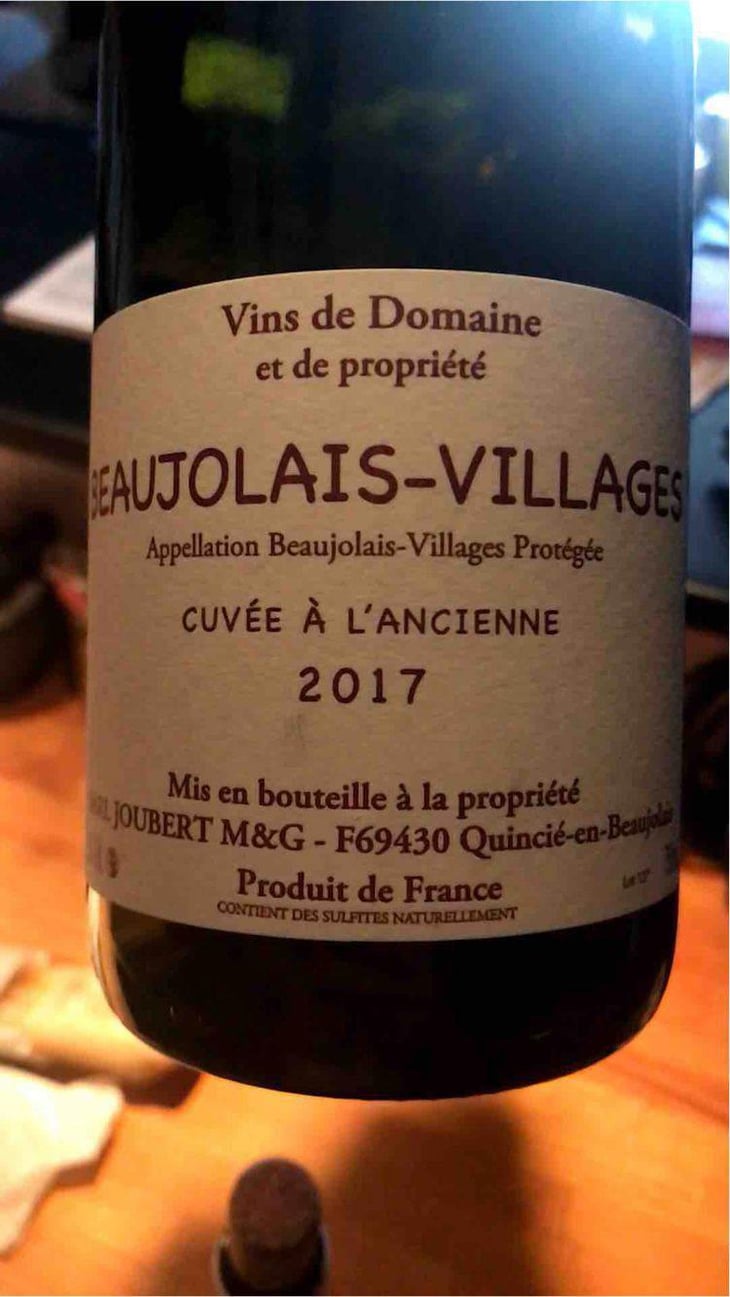 Beaujolais Nouveau - Domaine Marcel Joubert - Carine Joubert 