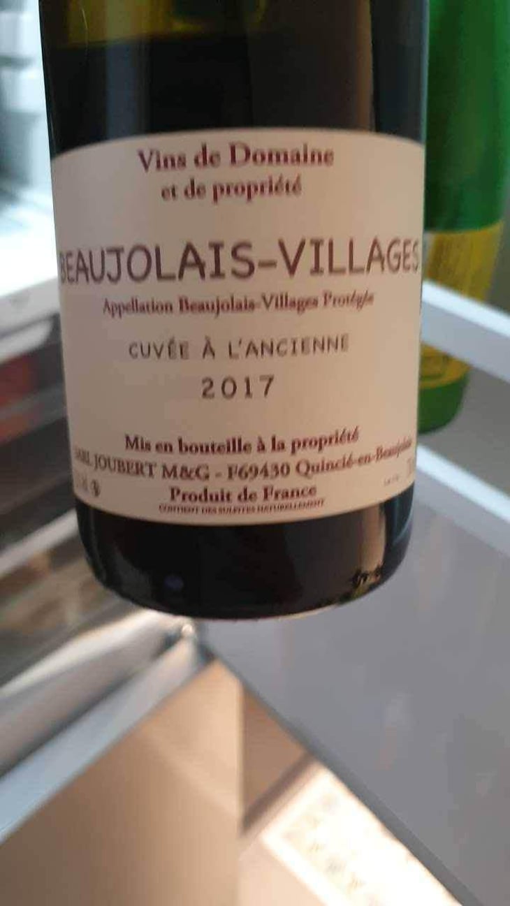 Beaujolais Nouveau - Domaine Marcel Joubert - Carine Joubert 
