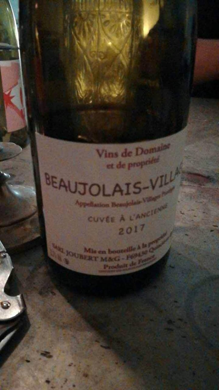 Beaujolais Nouveau - Domaine Marcel Joubert - Carine Joubert 