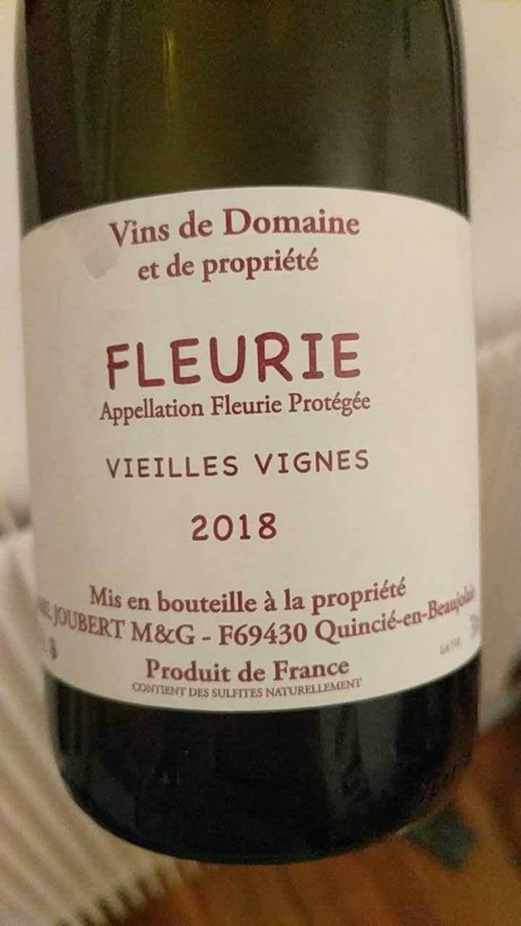 Beaujolais Nouveau - Domaine Marcel Joubert - Carine Joubert 
