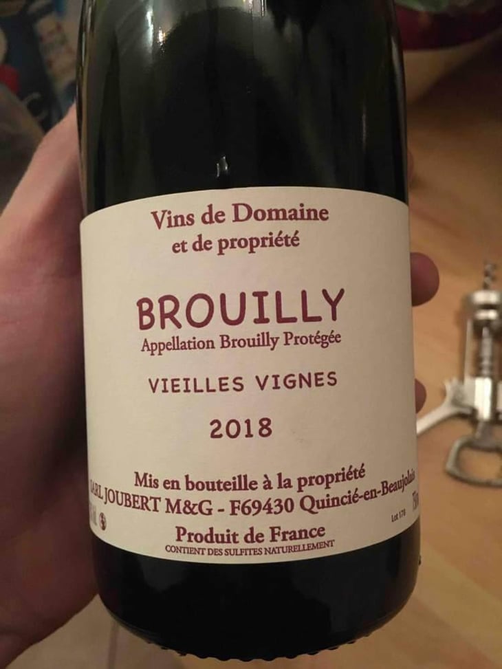 Beaujolais Nouveau - Domaine Marcel Joubert - Carine Joubert 