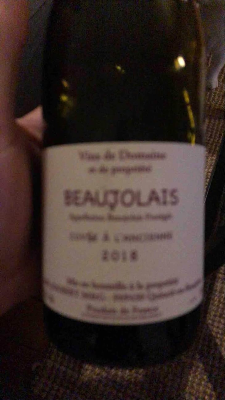 Beaujolais Nouveau - Domaine Marcel Joubert - Carine Joubert 