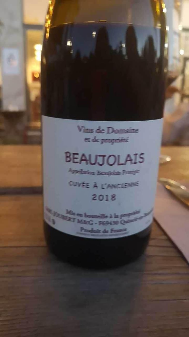 Beaujolais Nouveau - Domaine Marcel Joubert - Carine Joubert 