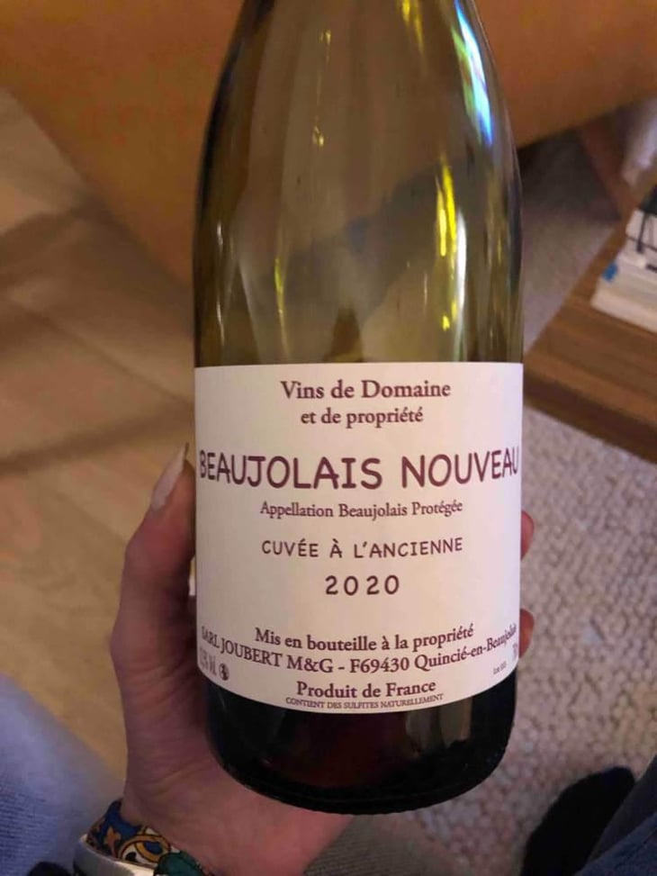 Beaujolais Nouveau - Domaine Marcel Joubert - Carine Joubert 