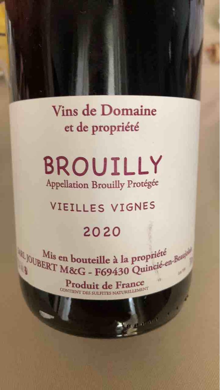 Beaujolais Nouveau - Domaine Marcel Joubert - Carine Joubert 