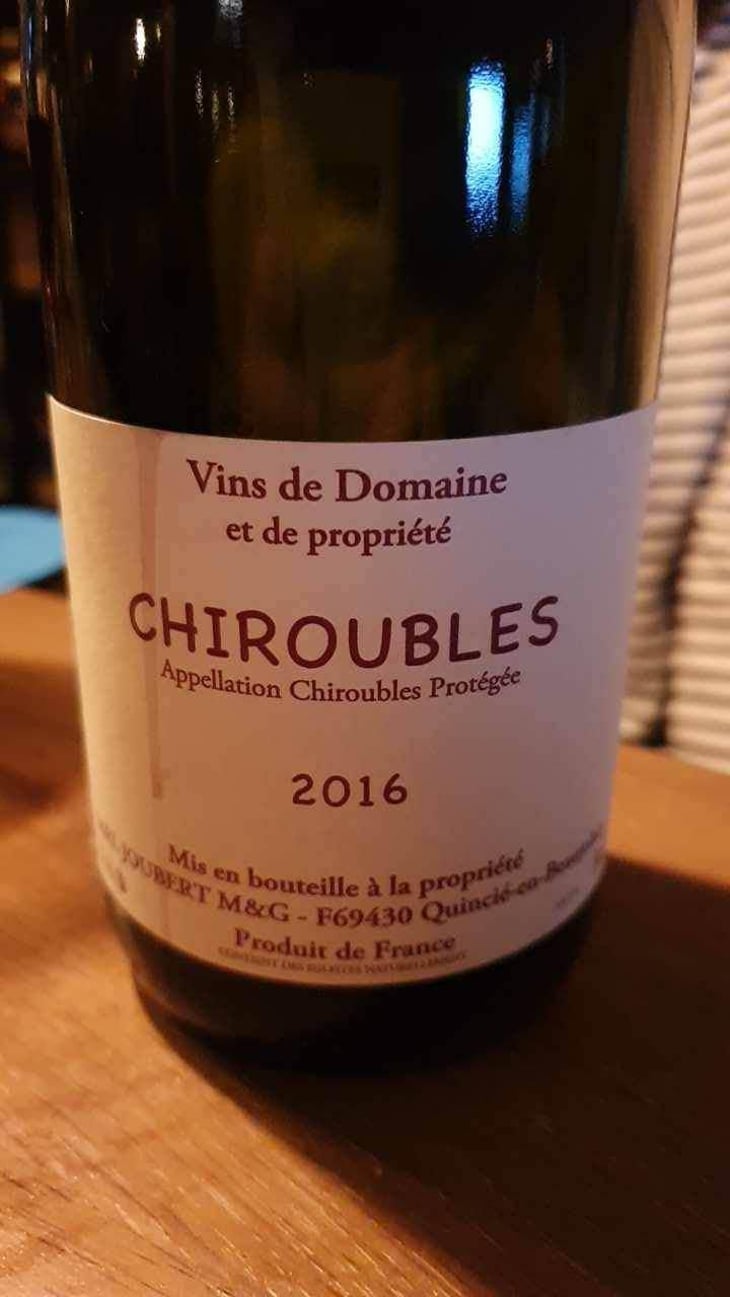 Beaujolais Nouveau - Domaine Marcel Joubert - Carine Joubert 