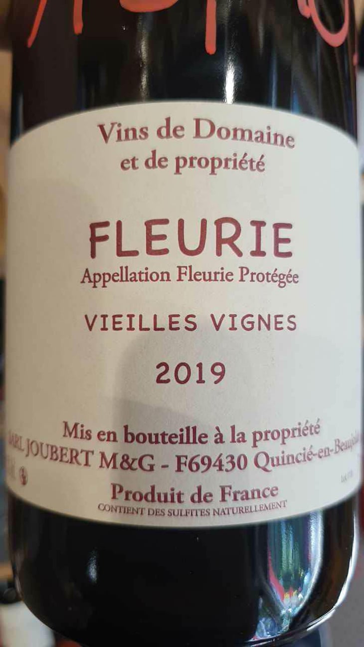 Beaujolais Nouveau - Domaine Marcel Joubert - Carine Joubert 
