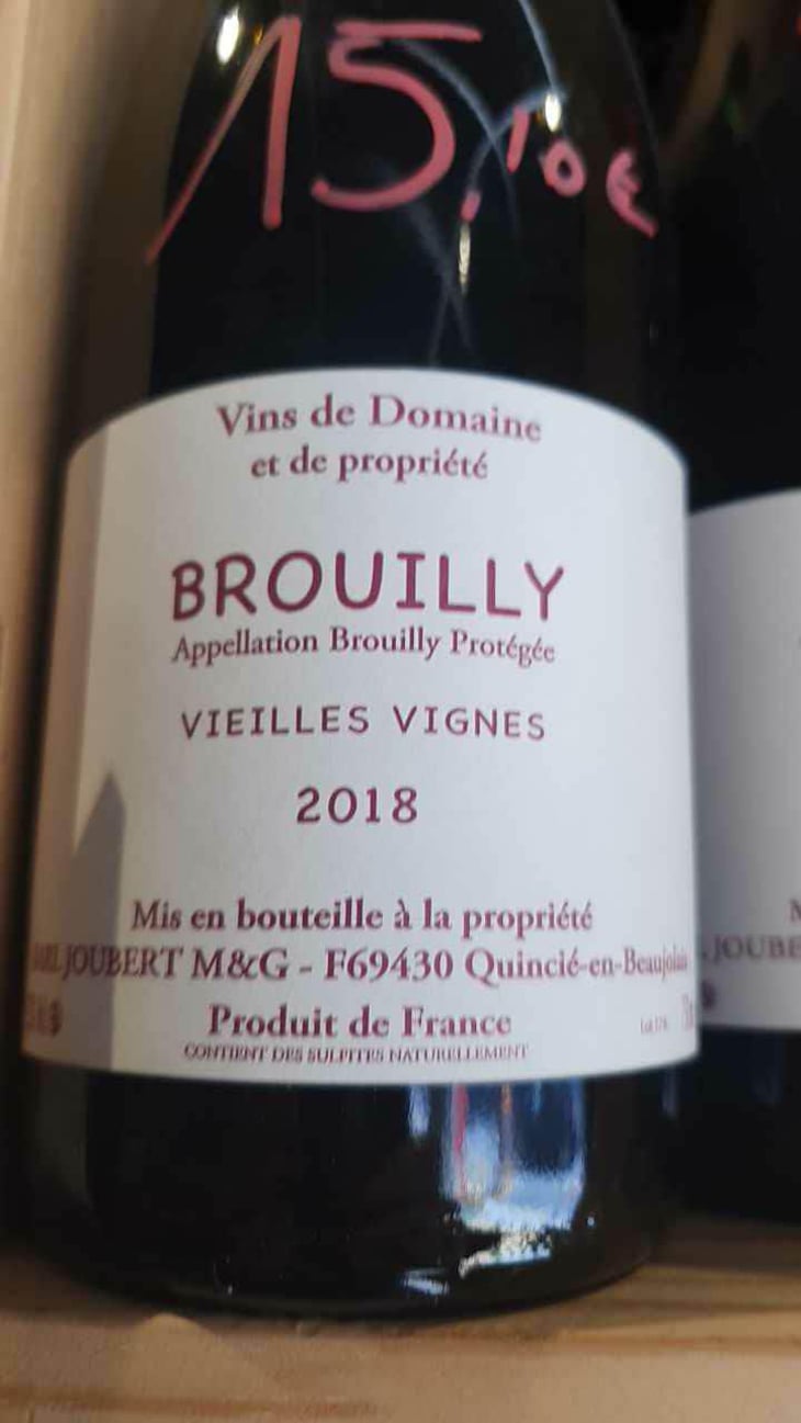 Beaujolais Nouveau - Domaine Marcel Joubert - Carine Joubert 