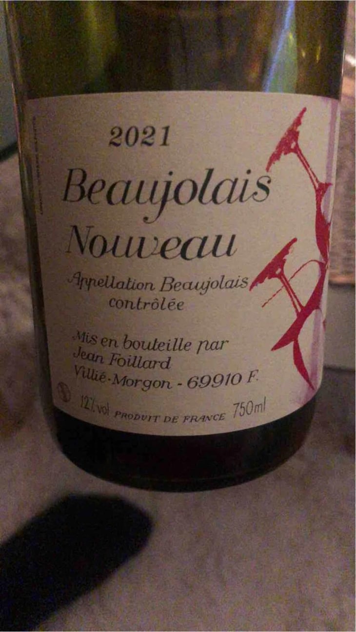 Beaujolais Nouveau - Jean Foillard - Jean Foillard 