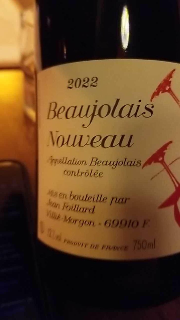 Beaujolais Nouveau - Jean Foillard - Jean Foillard 