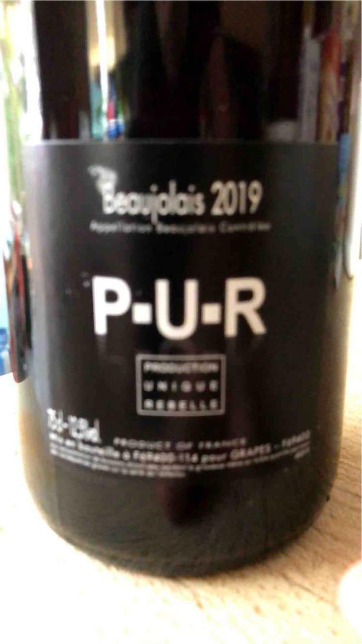 Beaujolais Nouveau - P-U-R (Production Unique Rebelle) - Florian Looze 