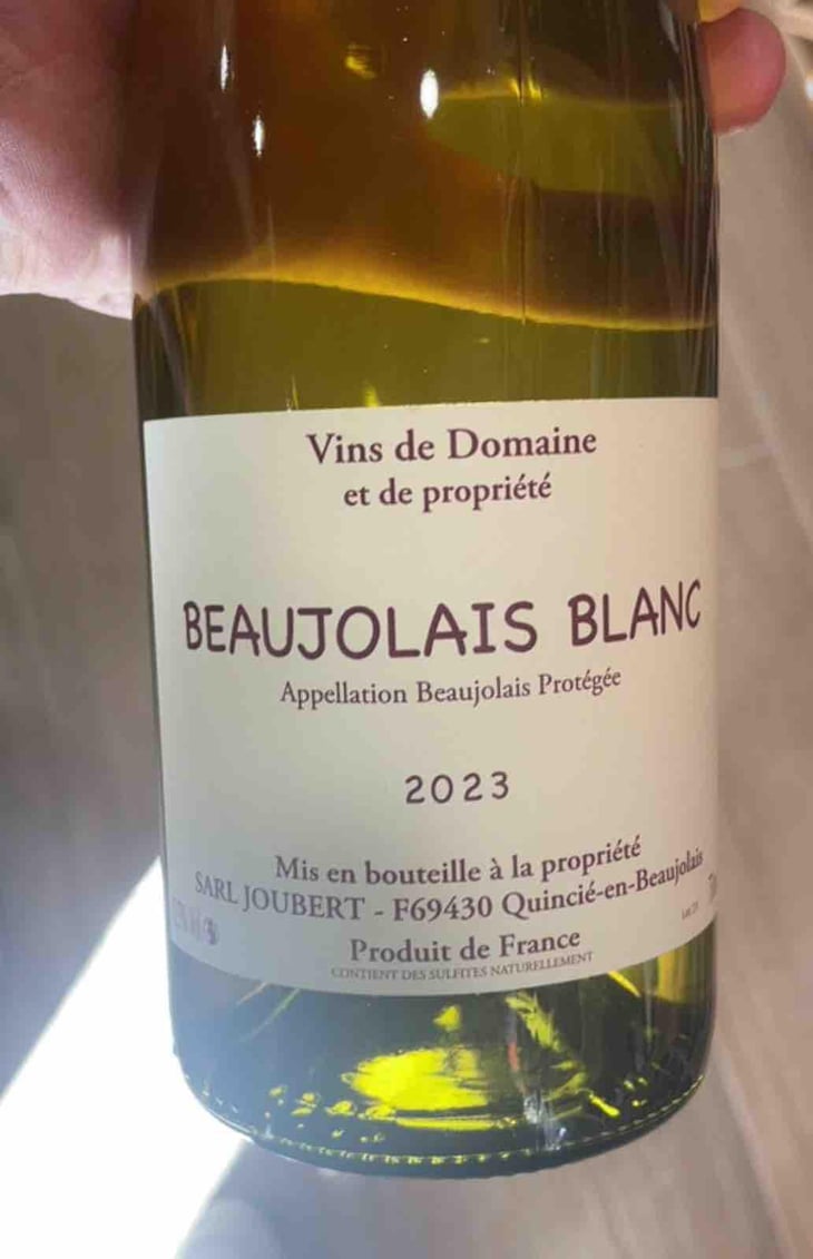 Beaujolais Nouveau - Domaine Marcel Joubert - Carine Joubert 