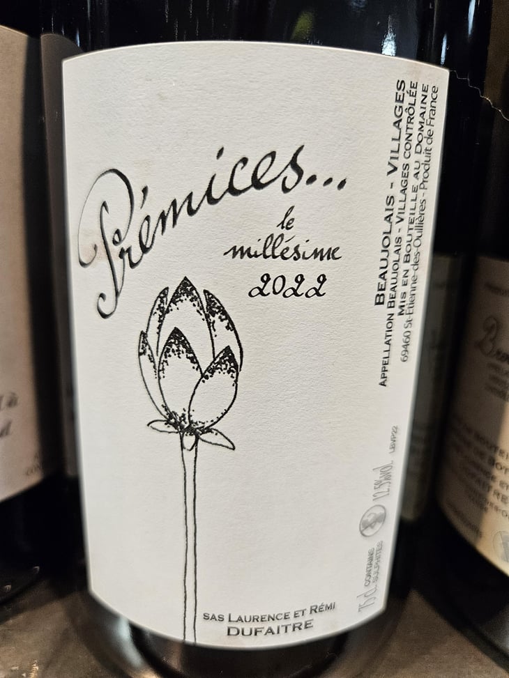 Prémices - Domaine de Botheland - Rémi Dufaitre & Laurence Liatard 