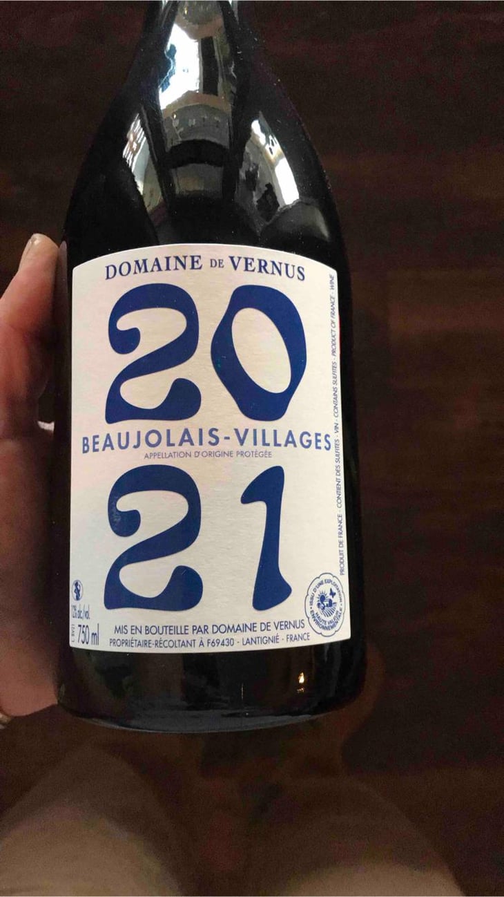 Beaujolais Villages - Domaine De Vernus - Frédéric Jametton & Guillaume Rouget -2021