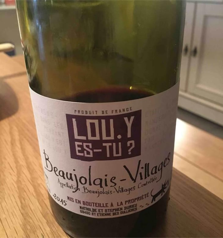 Beaujolais-Villages - Lou. Y Es-Tu? - Mathilde & Stephen Durieu 
