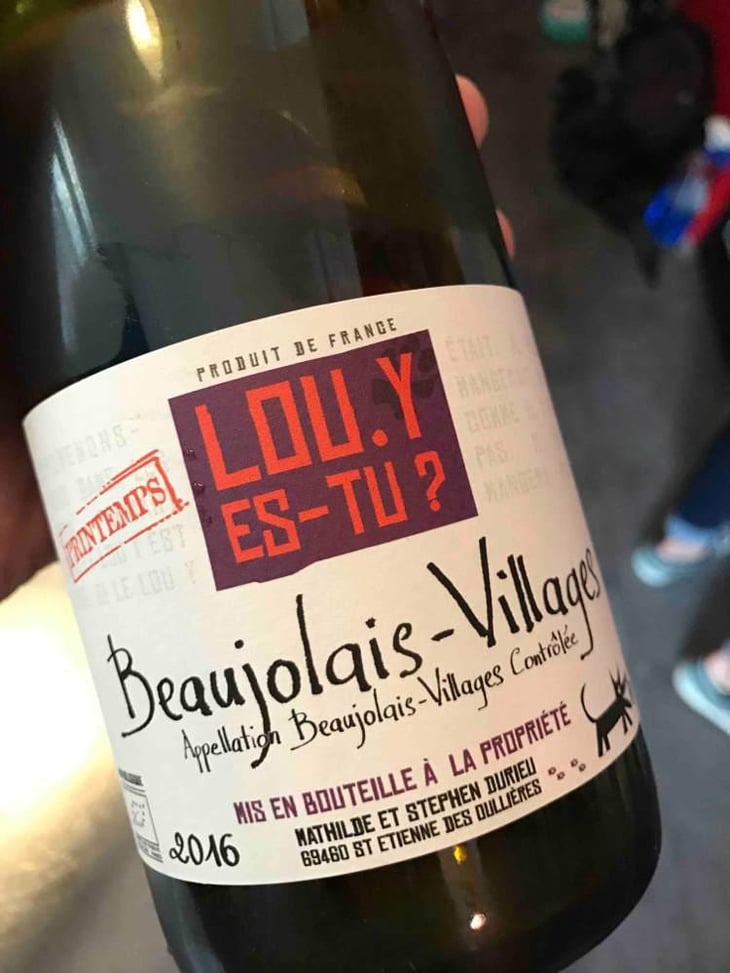 Beaujolais-Villages - Lou. Y Es-Tu? - Mathilde & Stephen Durieu 