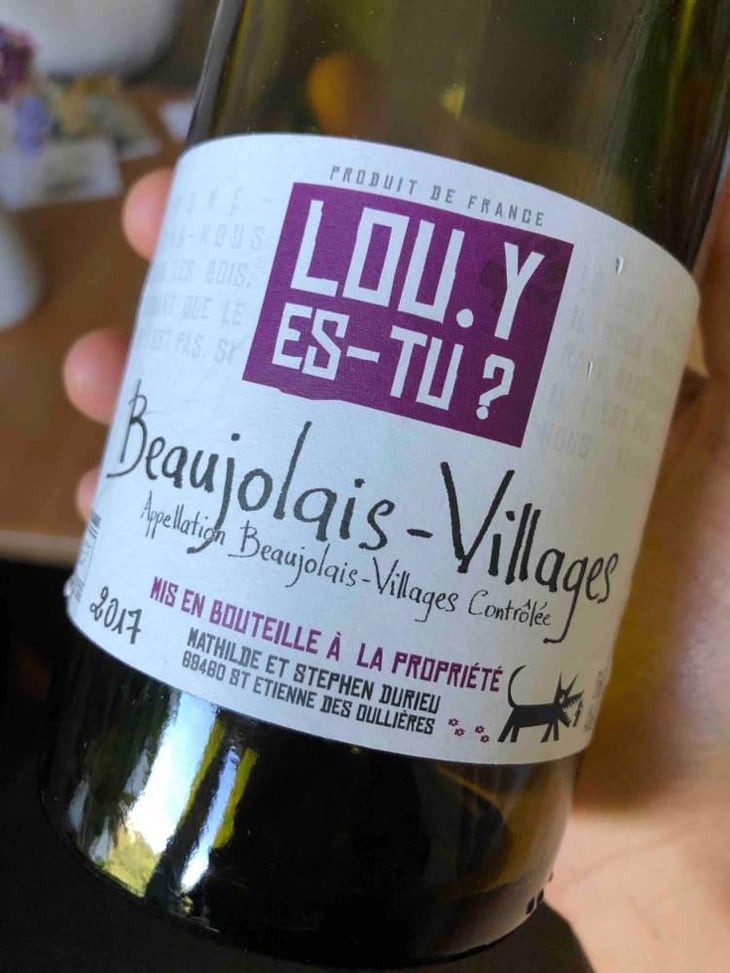 Beaujolais-Villages - Lou. Y Es-Tu? - Mathilde & Stephen Durieu 