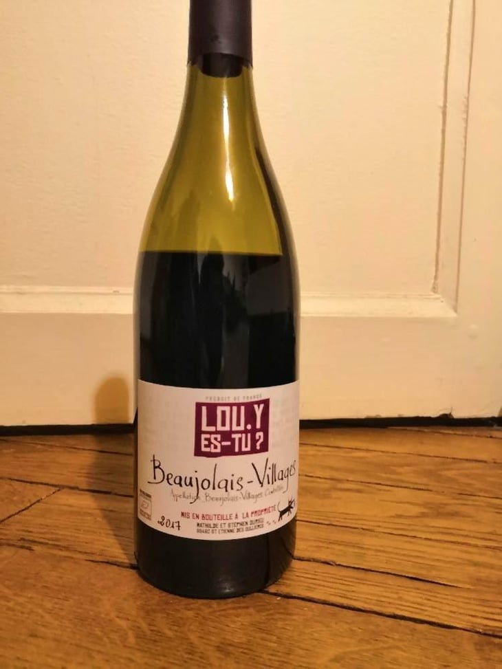 Beaujolais-Villages - Lou. Y Es-Tu? - Mathilde & Stephen Durieu 