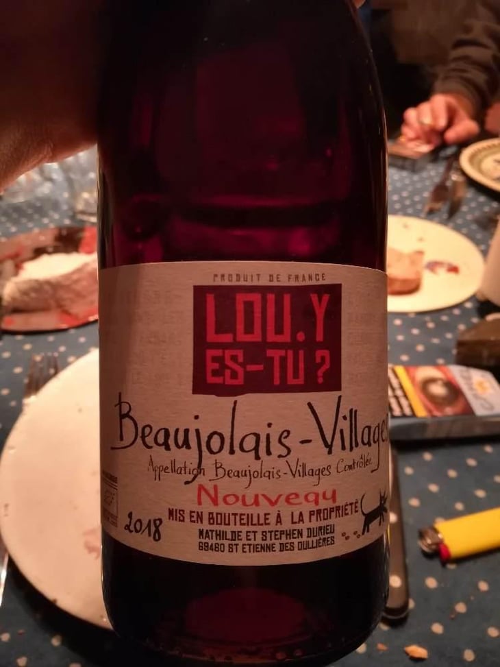 Beaujolais-Villages - Lou. Y Es-Tu? - Mathilde & Stephen Durieu 