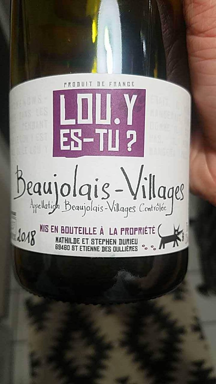 Beaujolais-Villages - Lou. Y Es-Tu? - Mathilde & Stephen Durieu 
