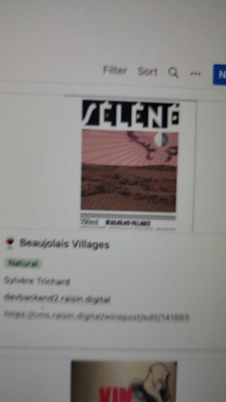 Beaujolais Villages - Séléné - Sylvère Trichard 