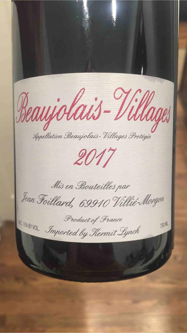 Beaujolais Villages - Jean Foillard - Jean Foillard 