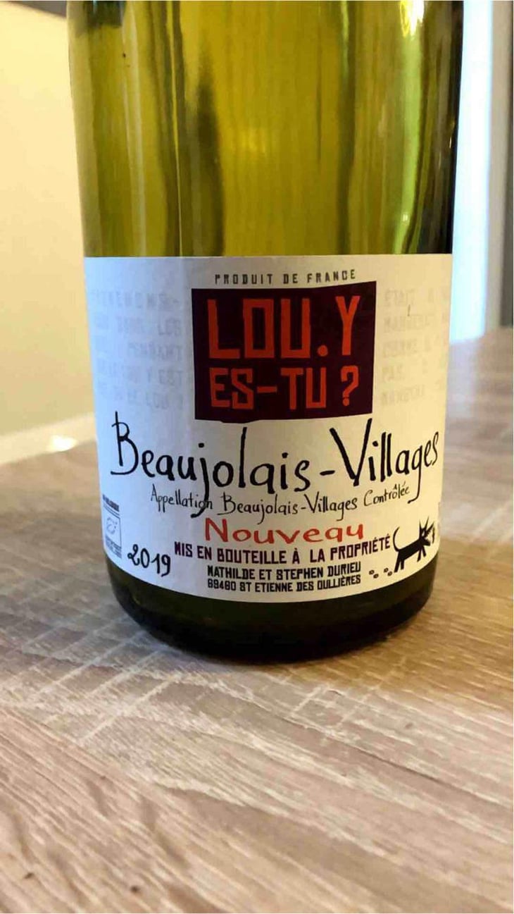 Beaujolais-Villages Nouveau - Lou. Y Es-Tu? - Mathilde & Stephen Durieu 