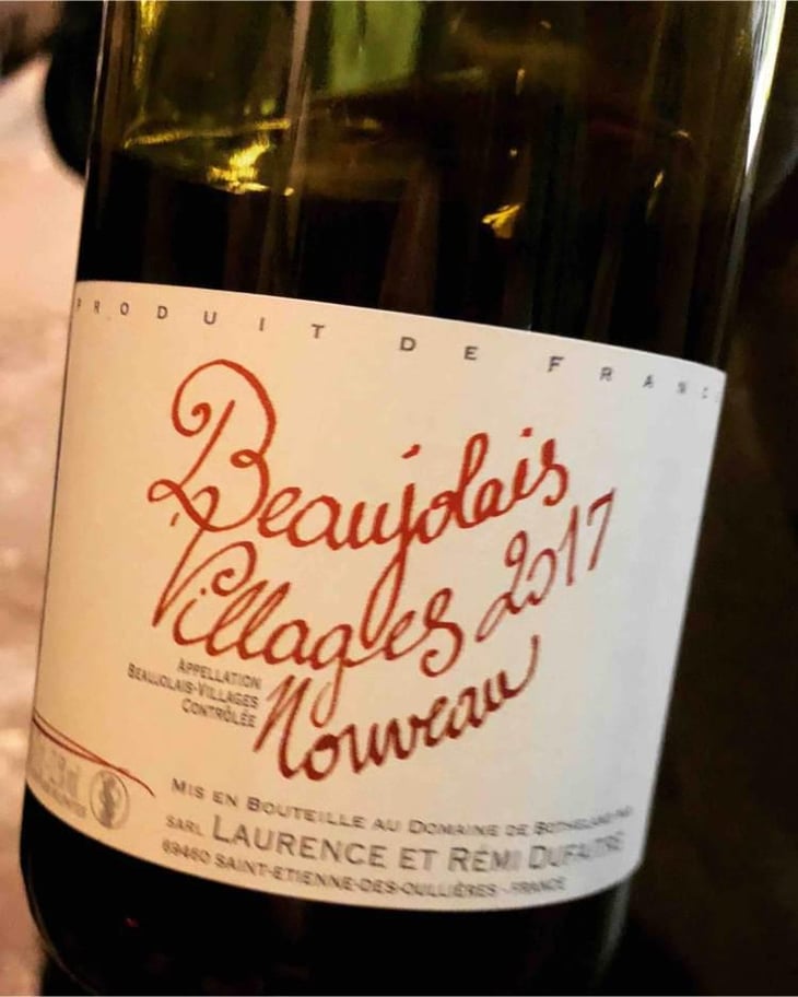 Beaujolais Villages Nouveau - Domaine de Botheland - Rémi Dufaitre & Laurence Liatard 