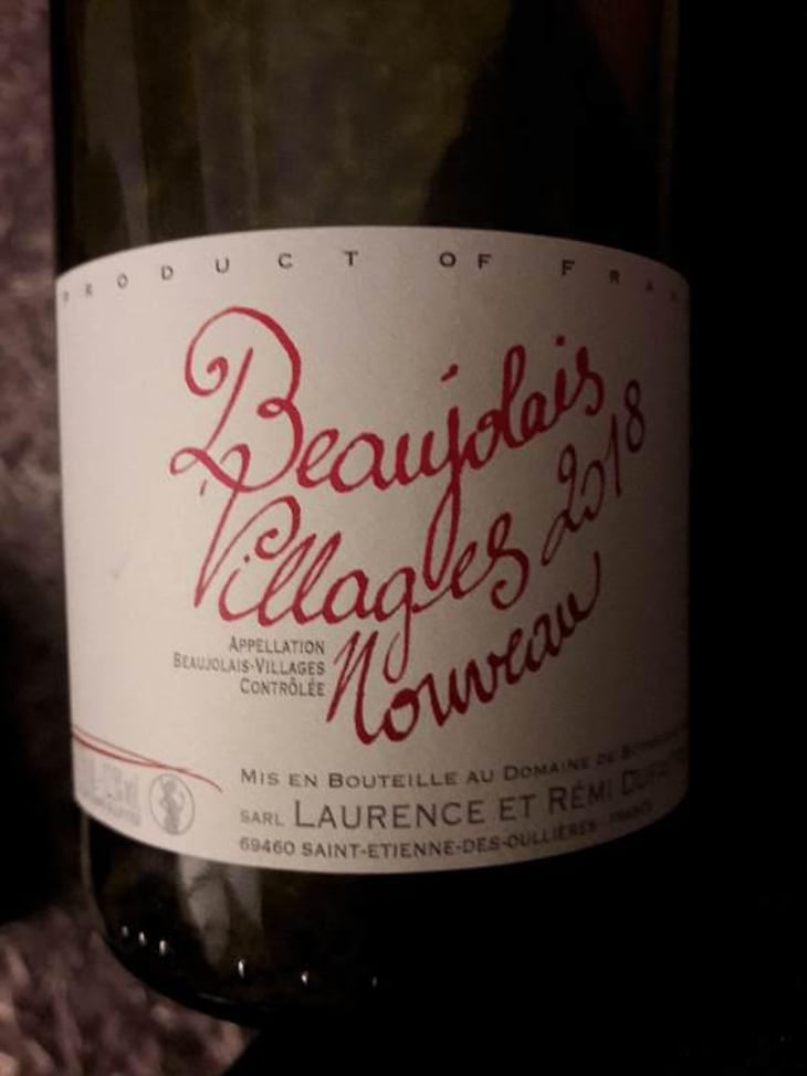 Beaujolais Villages Nouveau - Domaine de Botheland - Rémi Dufaitre & Laurence Liatard 