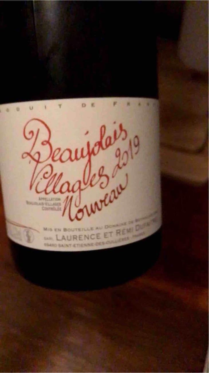 Beaujolais Villages Nouveau - Domaine de Botheland - Rémi Dufaitre & Laurence Liatard 