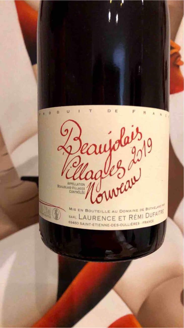 Beaujolais Villages Nouveau - Domaine de Botheland - Rémi Dufaitre & Laurence Liatard 